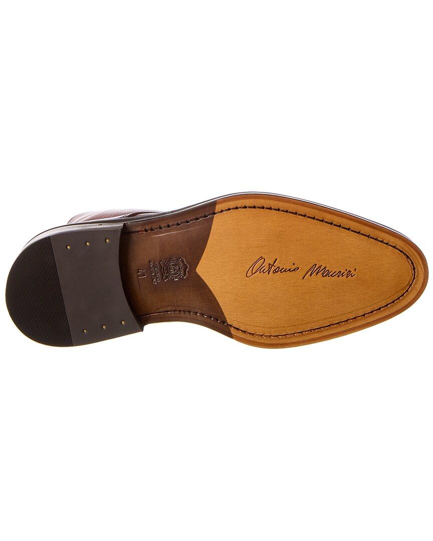 Antonio Maurizi Leather Cap Toe Boot in 