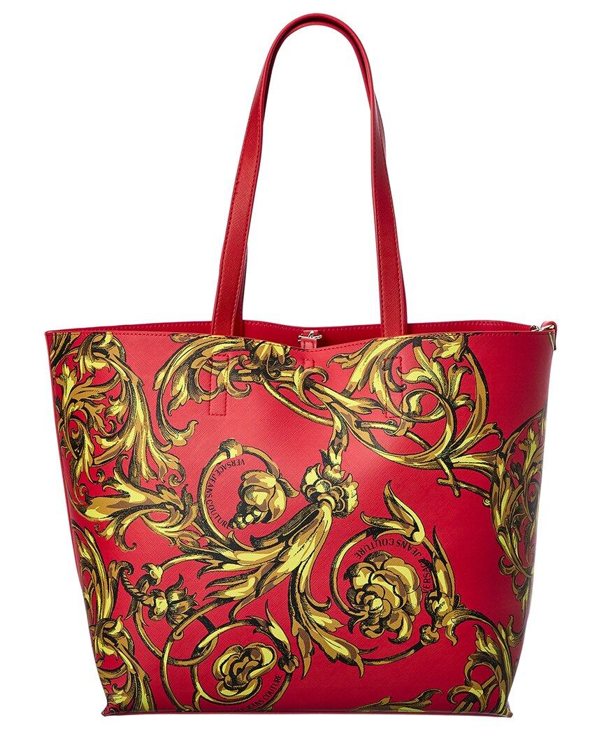 Versace Jeans Couture Reversible Shopper Tote in Red | Lyst