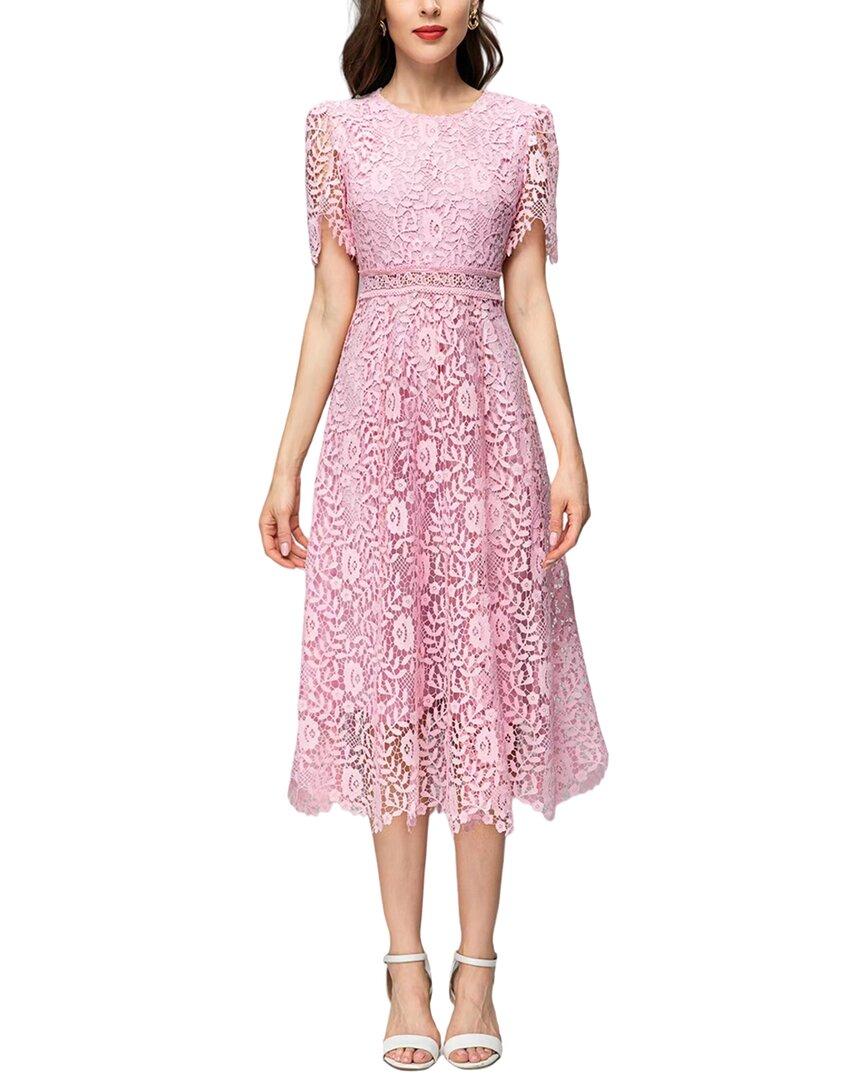 BURRYCO Midi Dress in Pink | Lyst
