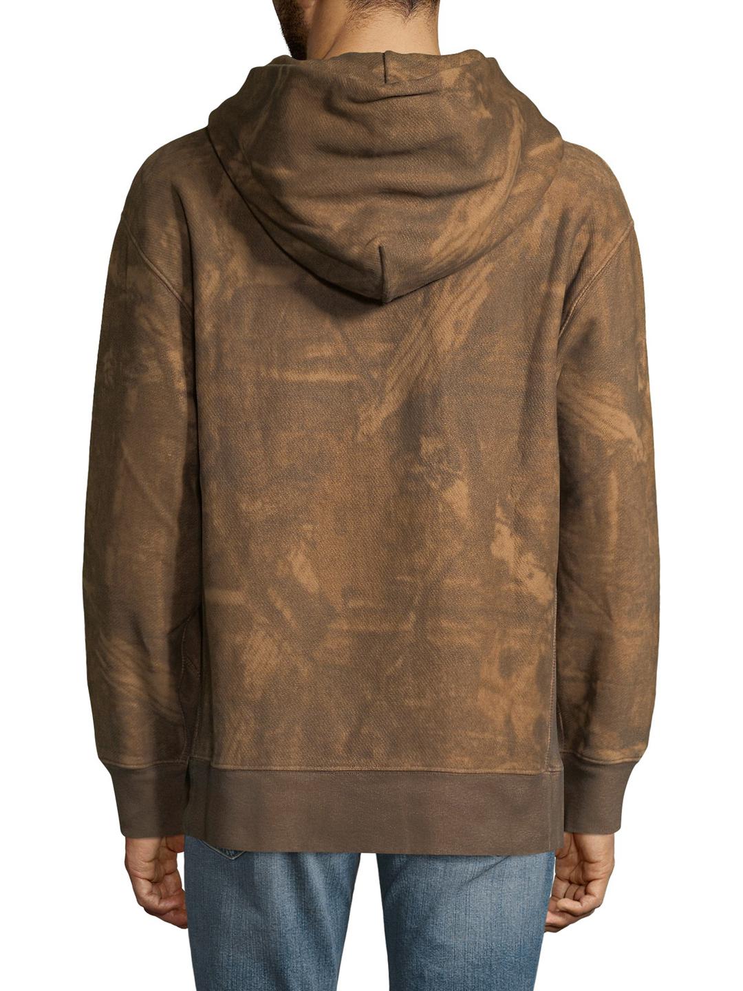 faded brown moletom com capuz