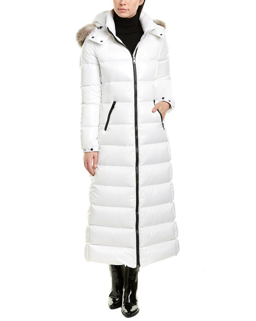 moncler white coat