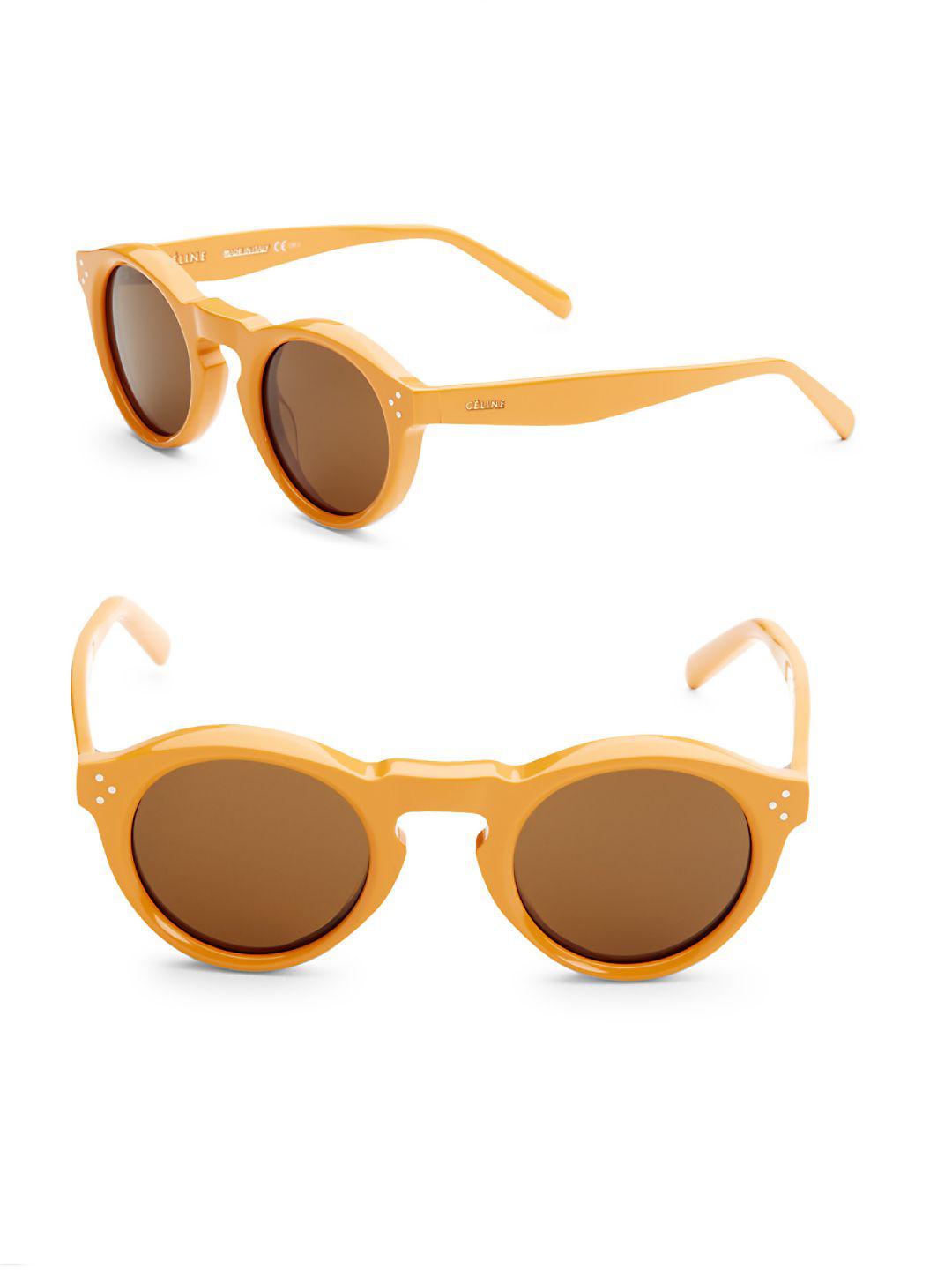 celine yellow sunglasses