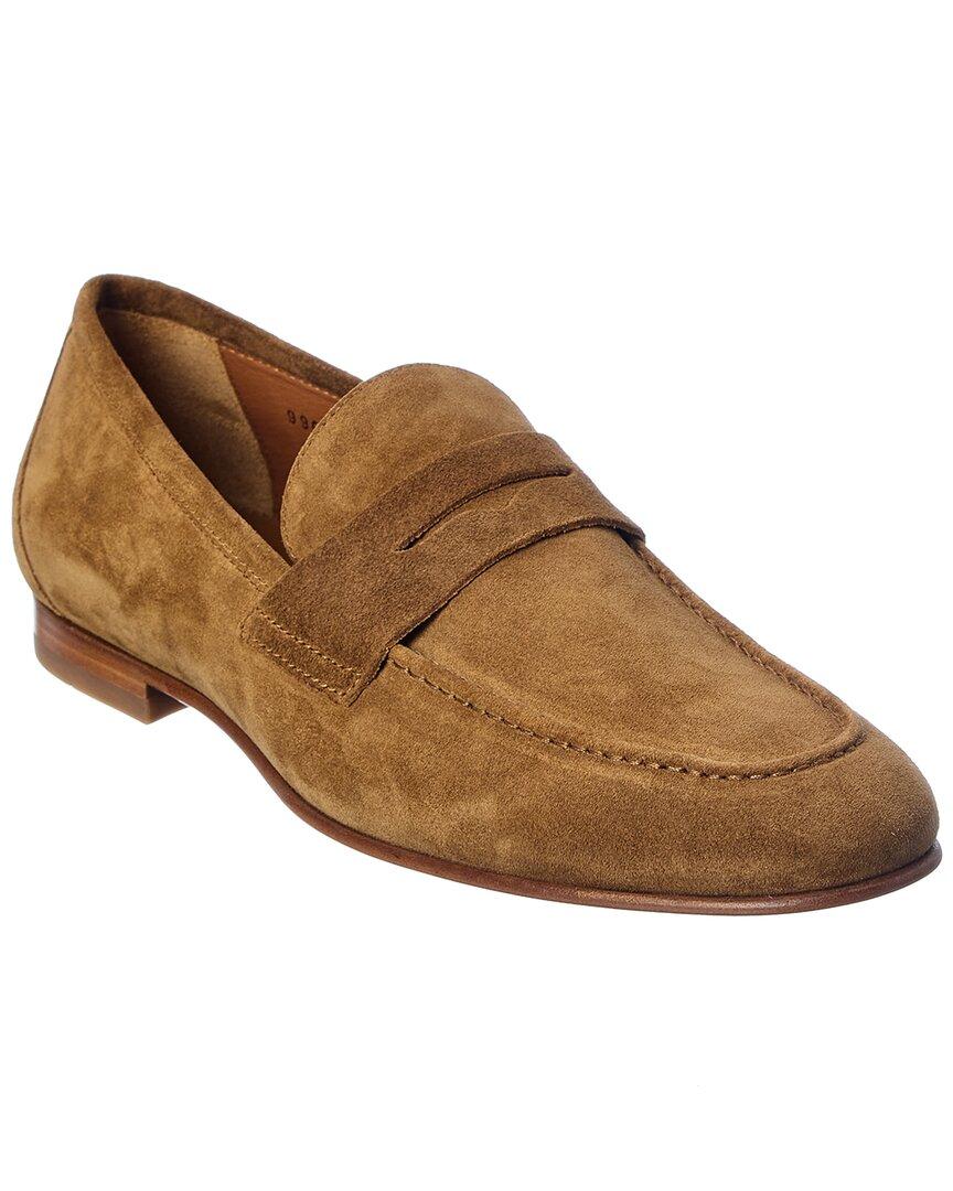 Antonio Maurizi Suede Penny Loafer in 