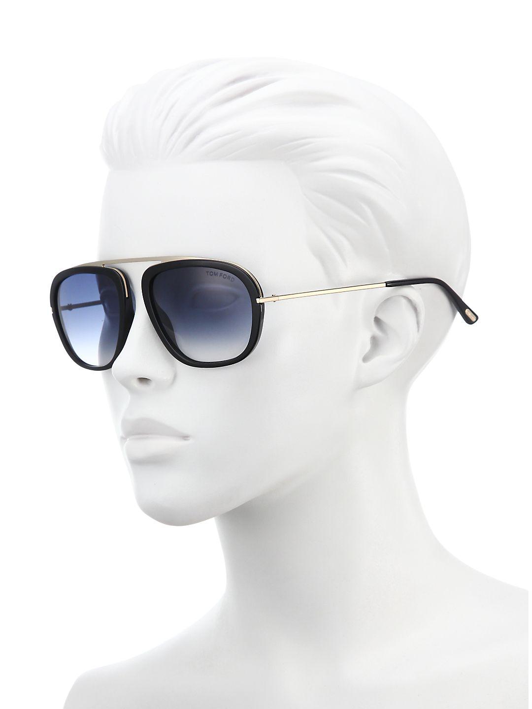 Tom ford womens men's johnson 57mm sunglasses Clearance