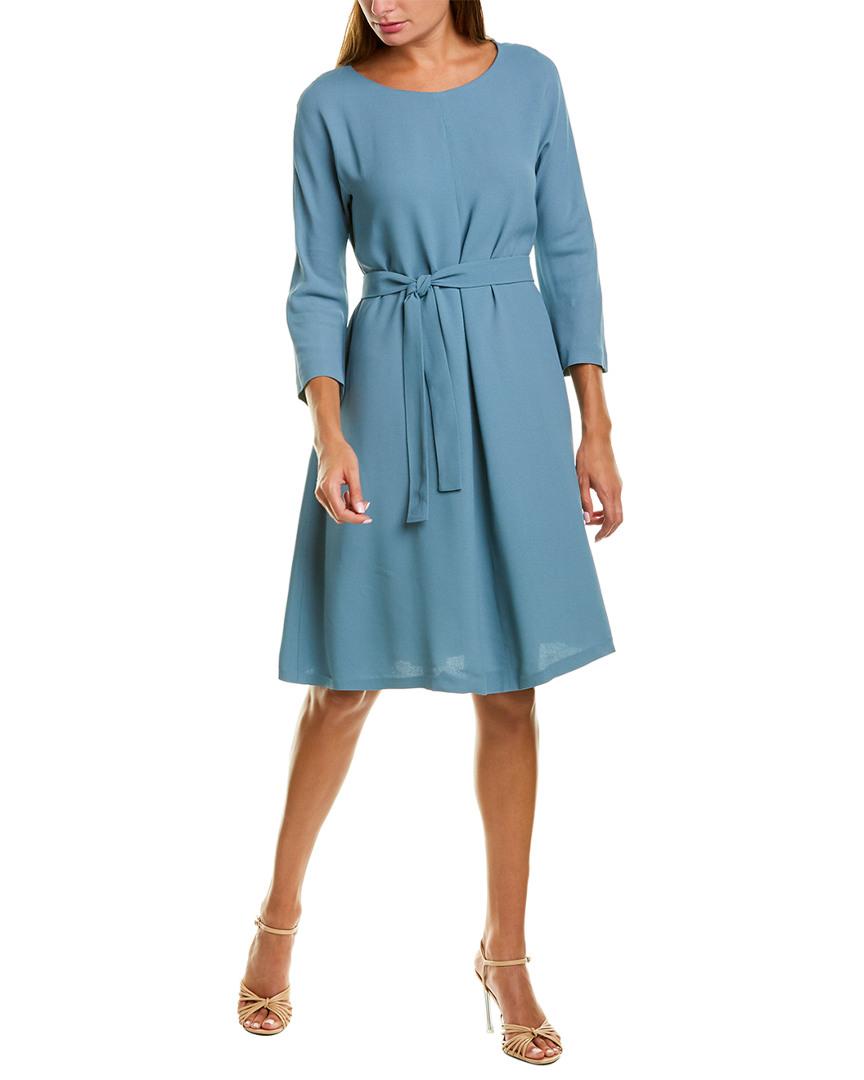 Max Mara Synthetic Weekend Umano Shift Dress in Blue - Lyst