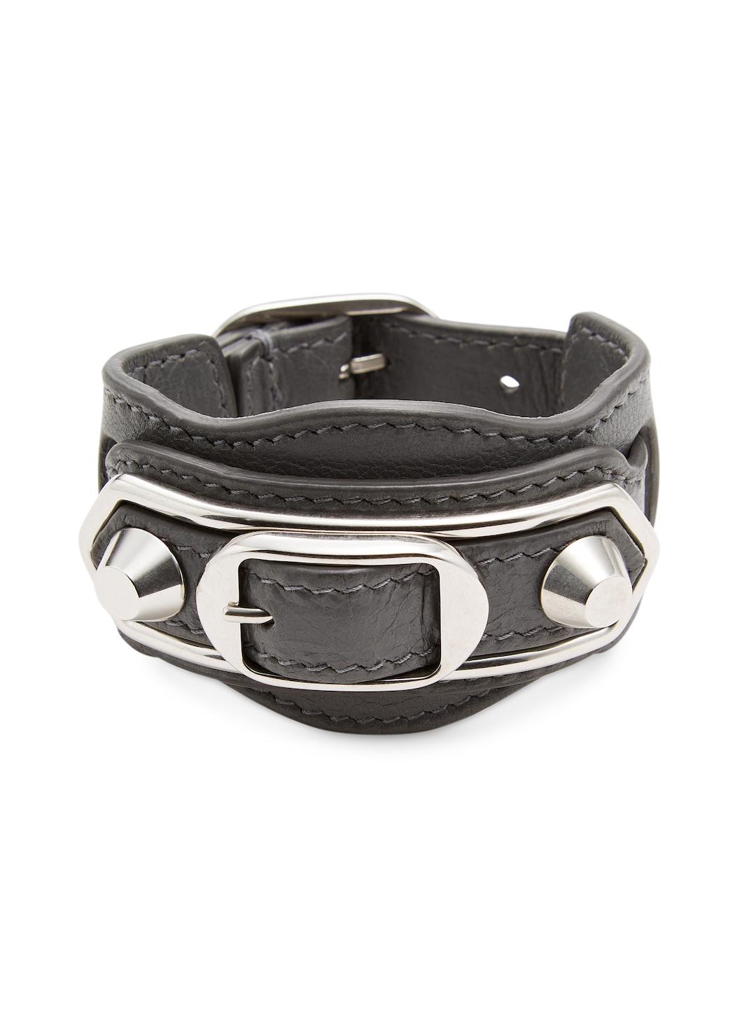 balenciaga studded leather bracelet - 50% remise -  www.muminlerotomotiv.com.tr