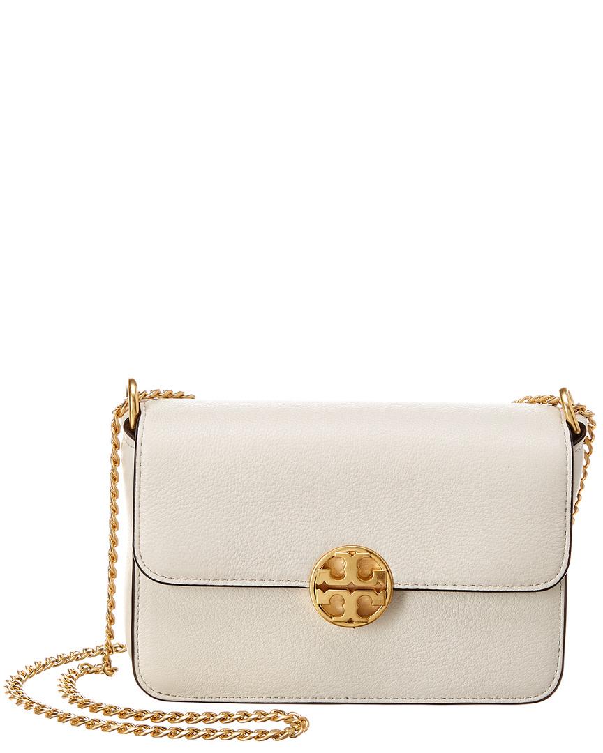 Leather crossbody bag Tory Burch White in Leather - 25706264