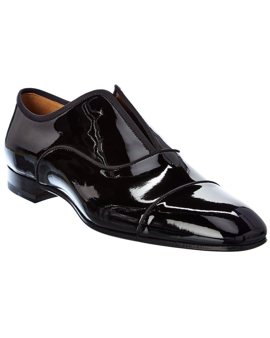 Foragt cykel konkurrence Christian Louboutin Alpha Male Patent Loafer in Black for Men | Lyst