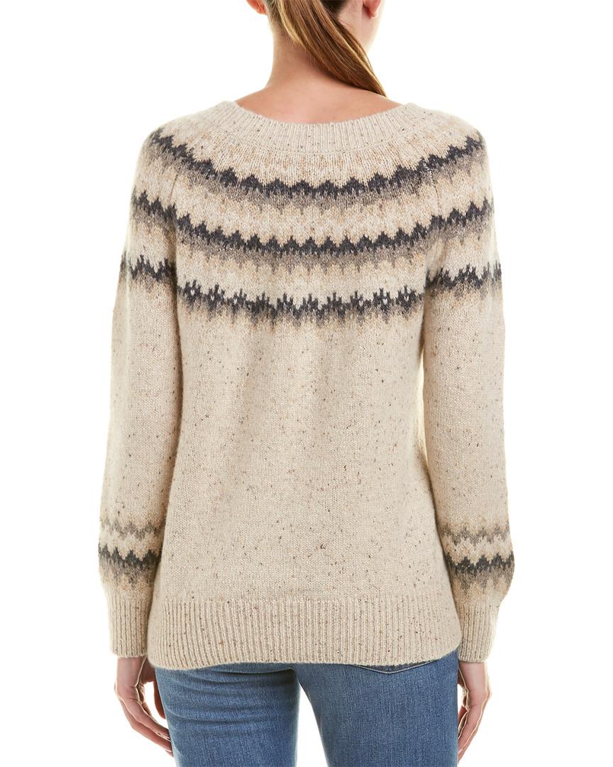 vince fair isle sweater