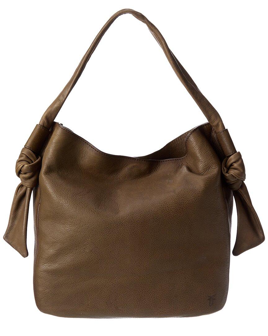 Frye Nora Knotted Leather Hobo Bag in Brown Lyst