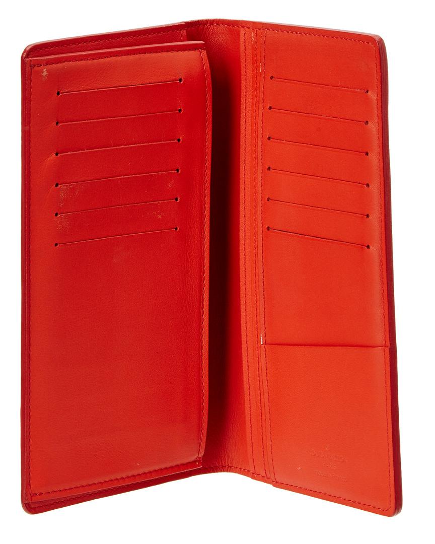 Louis Vuitton Orange Damier Infini Leather Brazza Wallet - Lyst