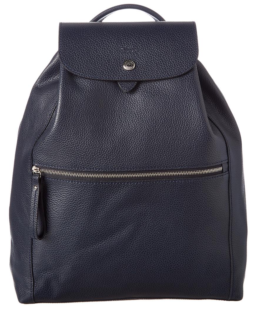 longchamp le foulonne leather backpack