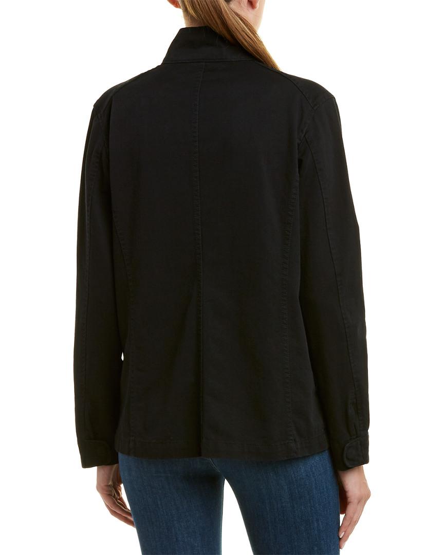 vince cropped denim jacket