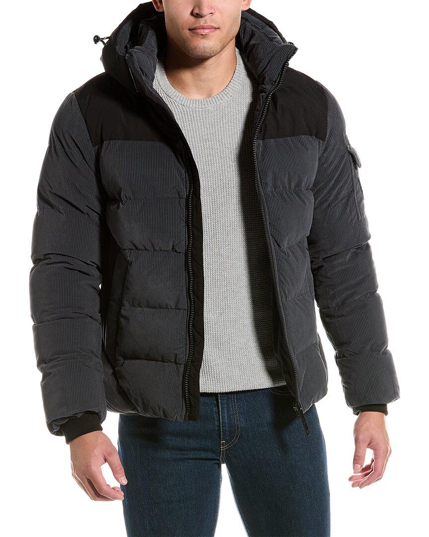 Point Zero Wide Wales Cord Puffer Jacket in Black for Men Lyst UK