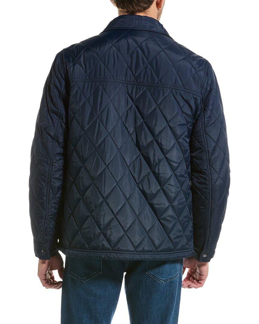 Cole Haan Diamond Quilted Jacket in Blue for Men | Lyst UK