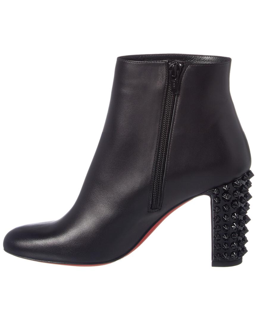 christian louboutin black booties