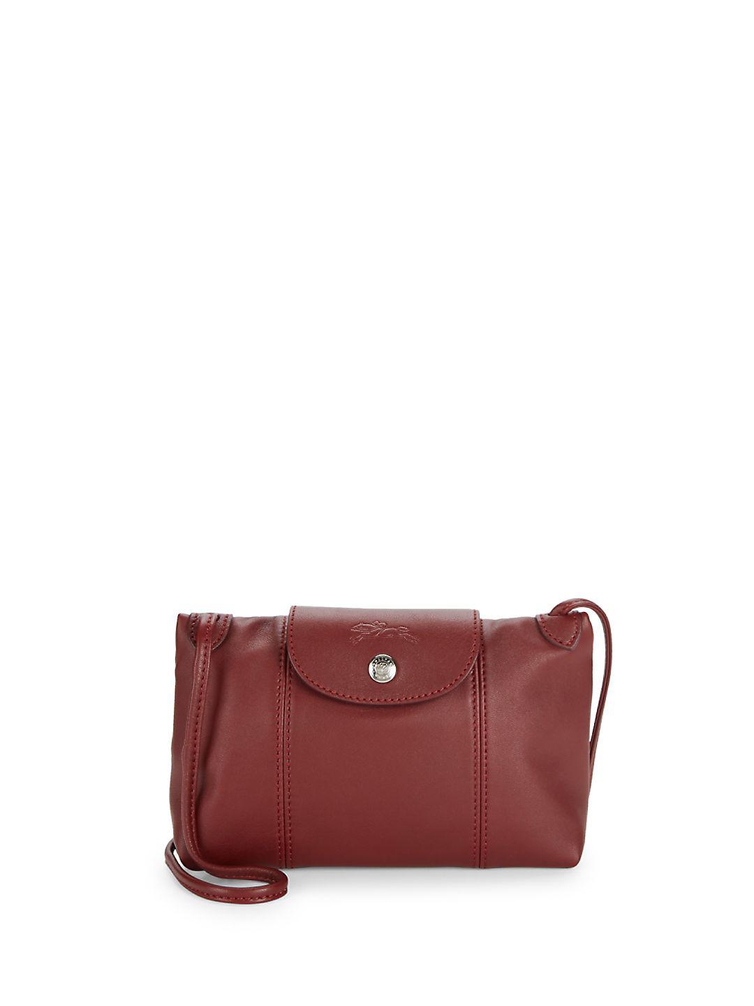 longchamp crossbody cuir