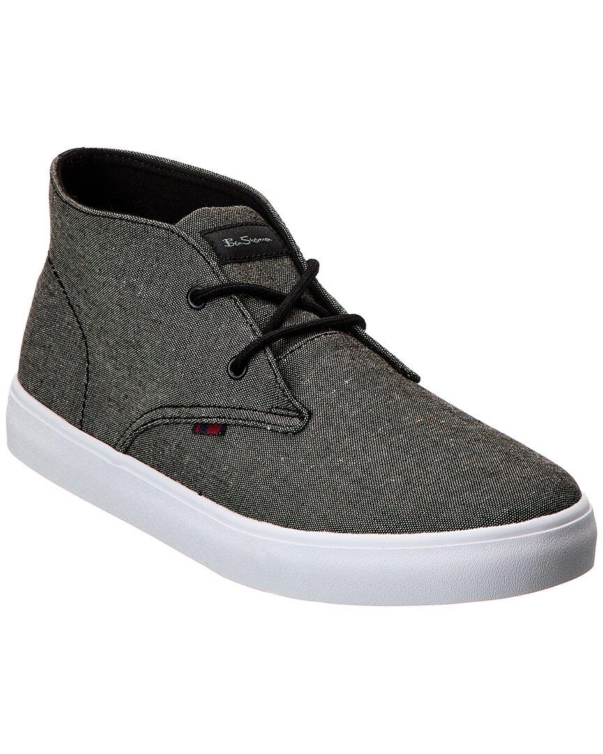 Ben Sherman Ashford Canvas High Top Sneaker in Black for Men Lyst UK