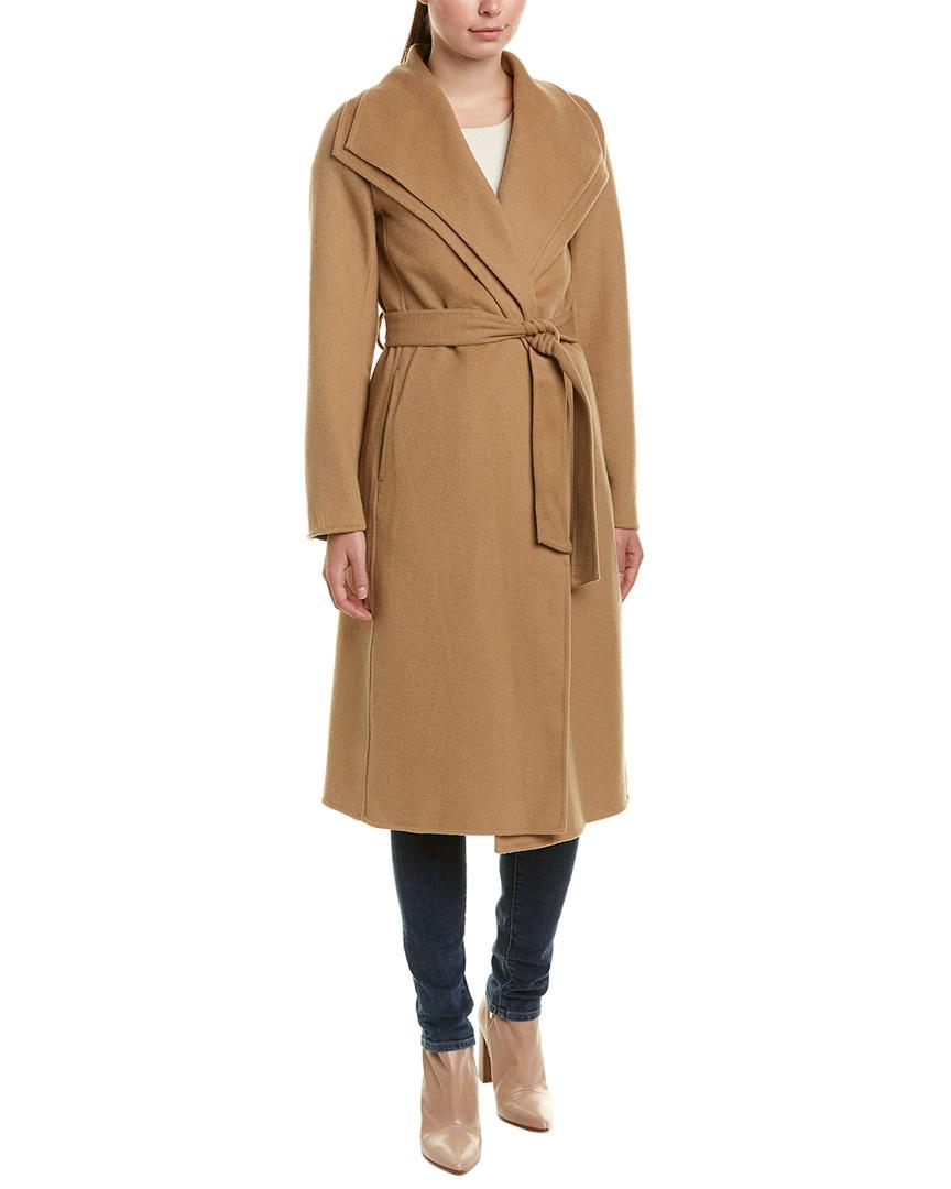 tahari elliot wrap coat