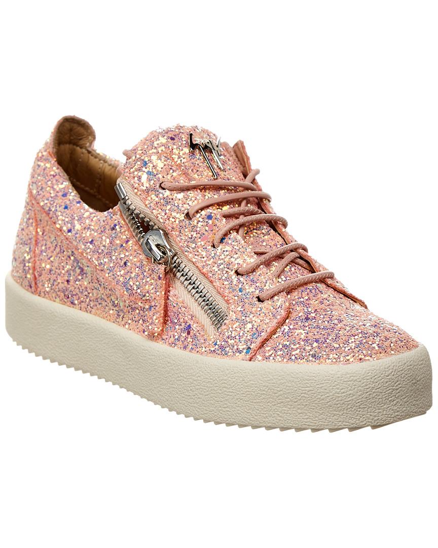 giuseppe zanotti pink sneakers