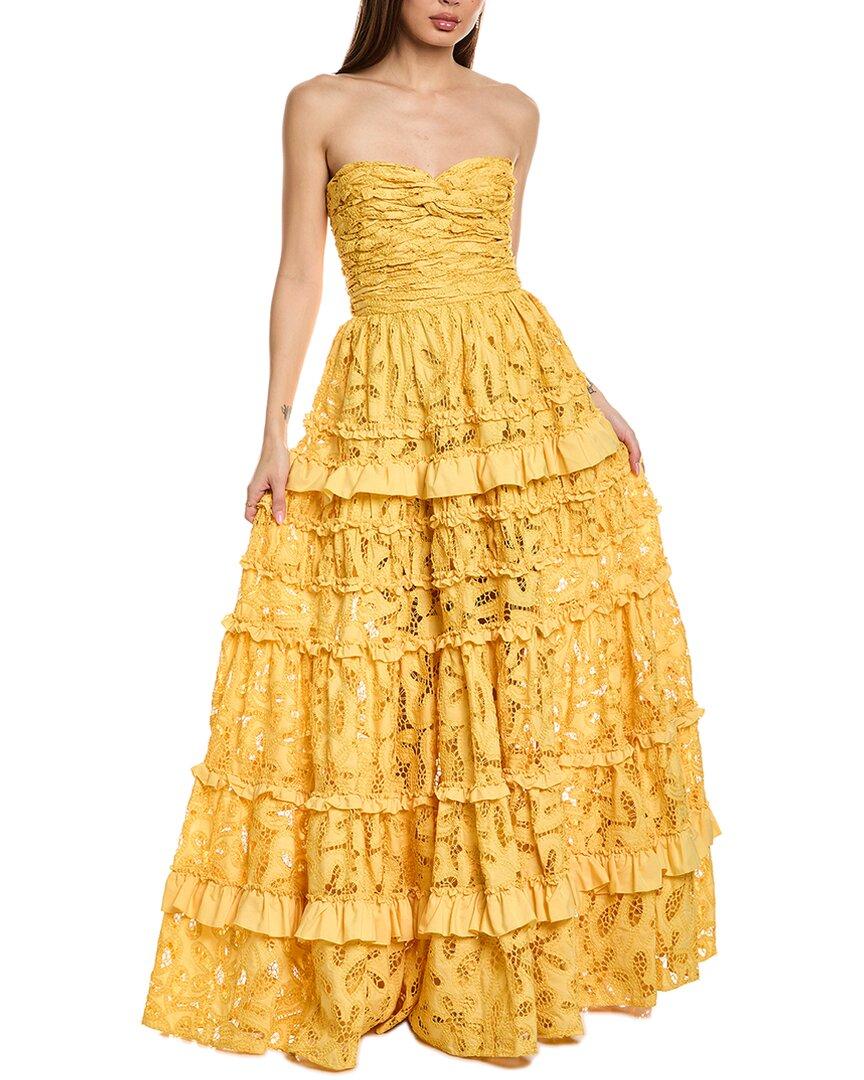 Alexis Ottilie Maxi Dress in Yellow | Lyst