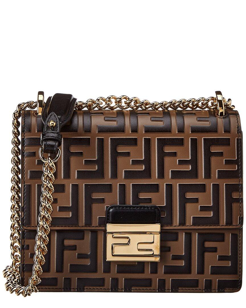 Fendi Kan U Small in Brown | Lyst Canada