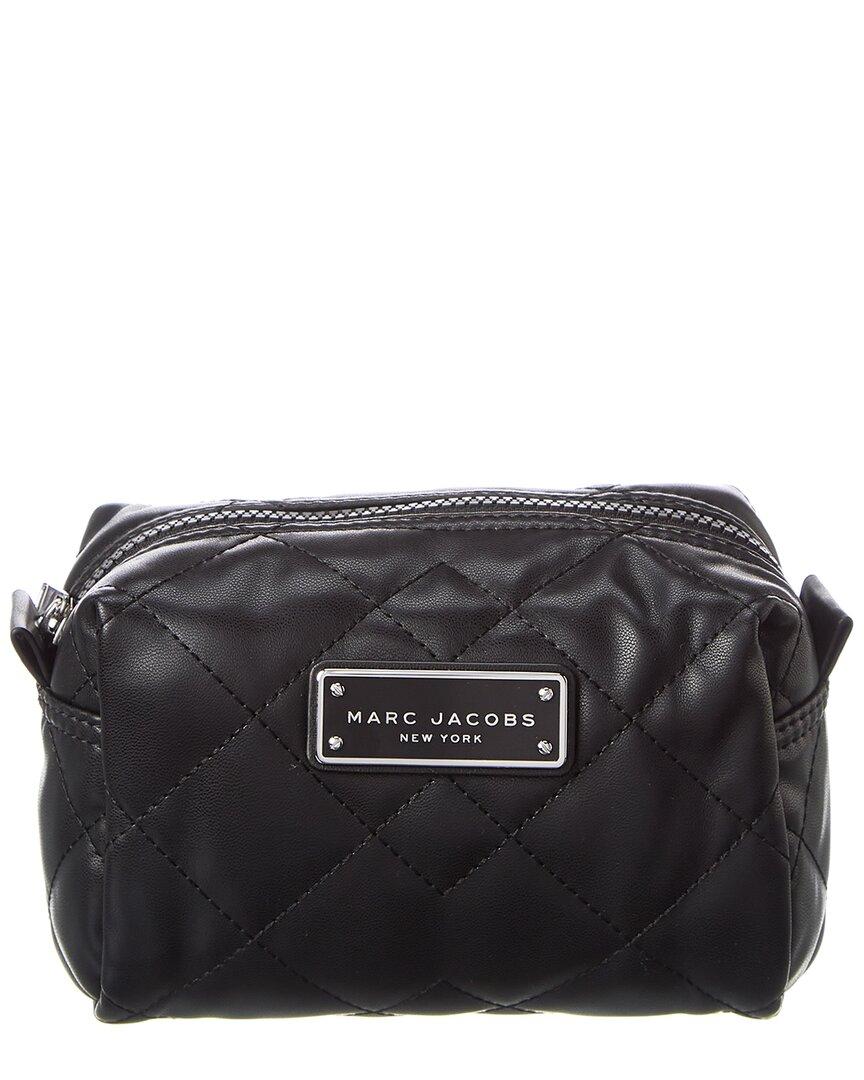 Marc Jacobs Large Leather Cosmetic Bag in Black | Lyst