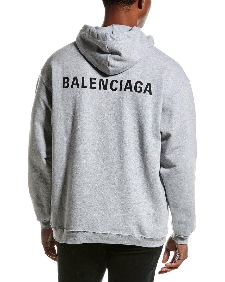 Balenciaga Hoodie in Grey for Men Lyst UK