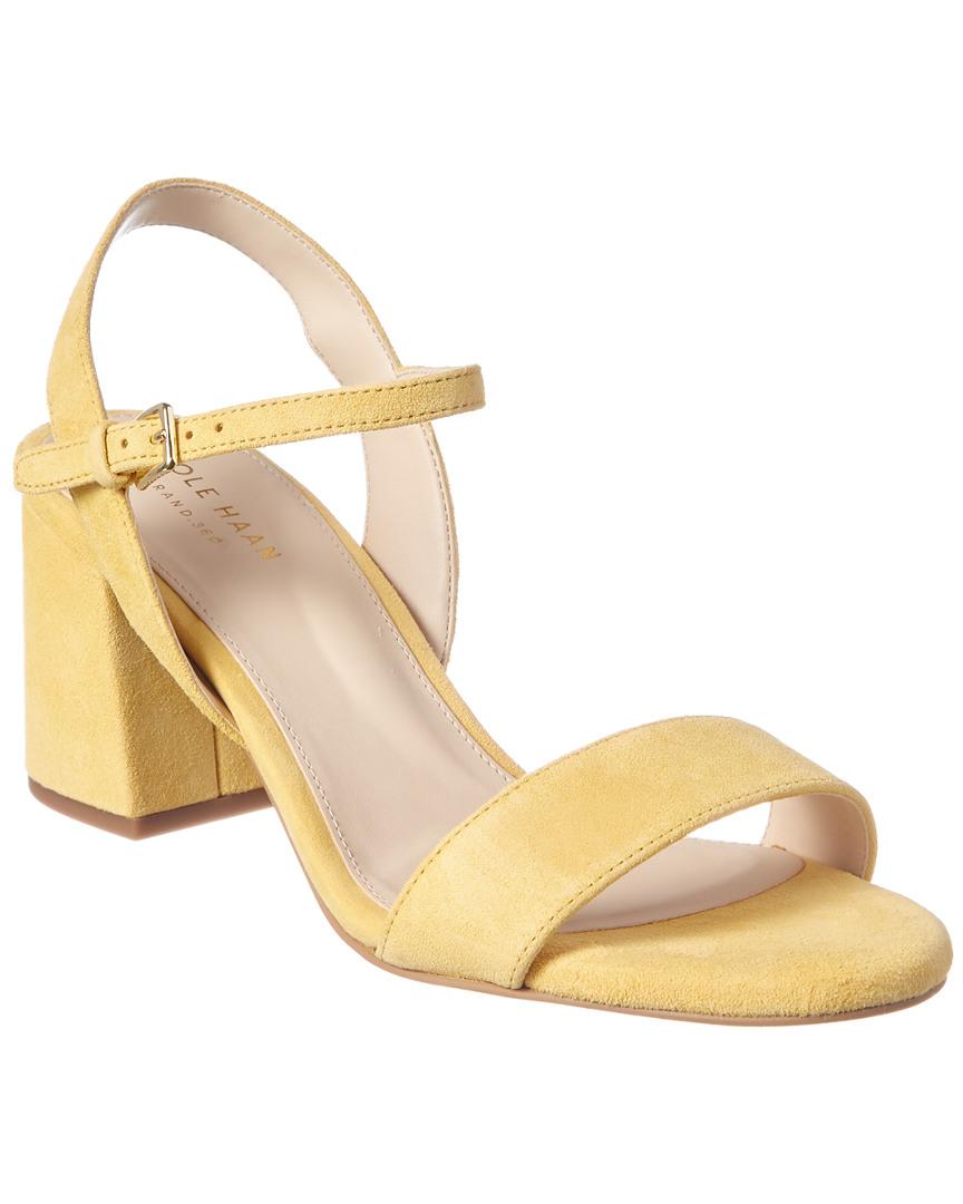 cole haan yellow sandals
