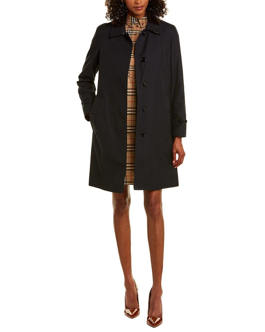 Burberry Cotton The Pimlico Car Coat in Midnight (Blue) - Save 40% | Lyst