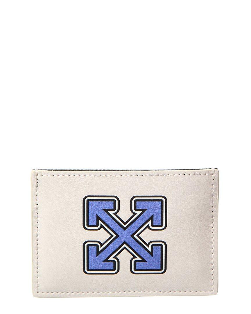 Off white card holder sale online