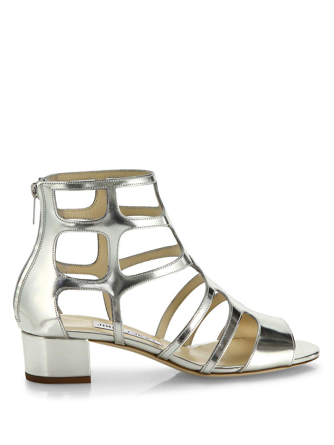Shop Metallic Block Heel Sandals Online | Max UAE