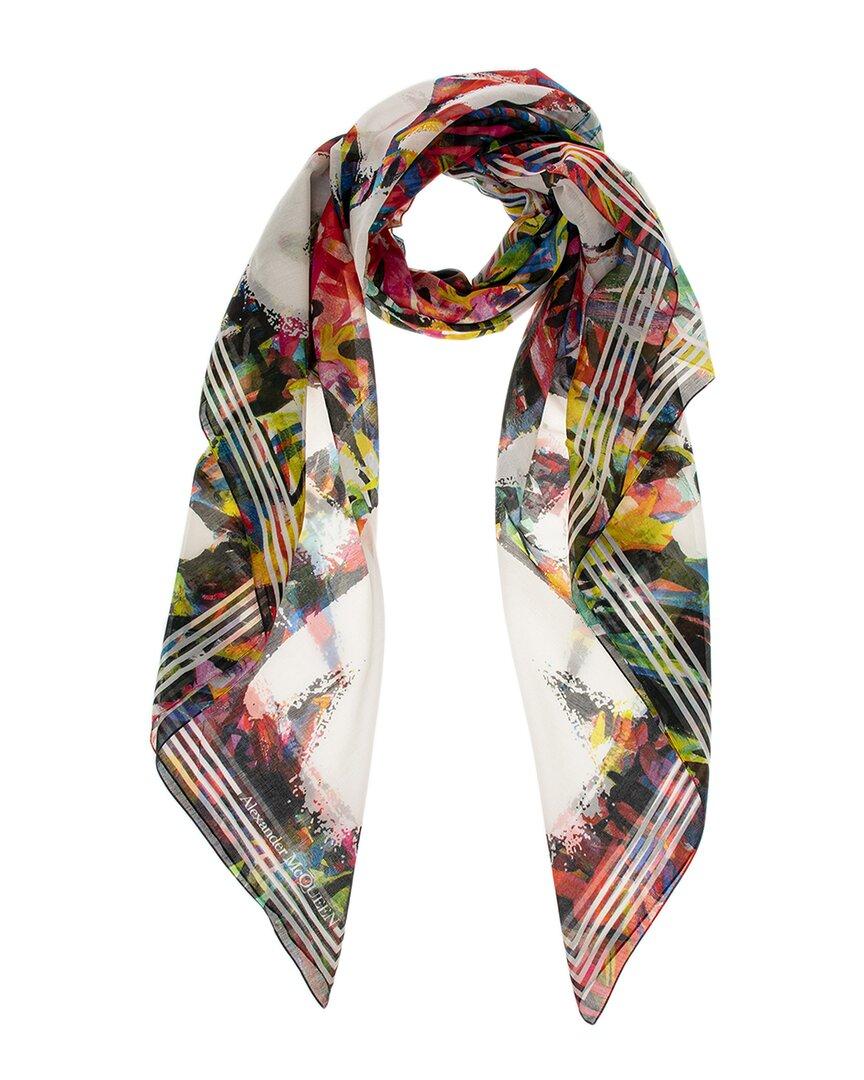 Alexander McQueen Silkblend Scarf Lyst