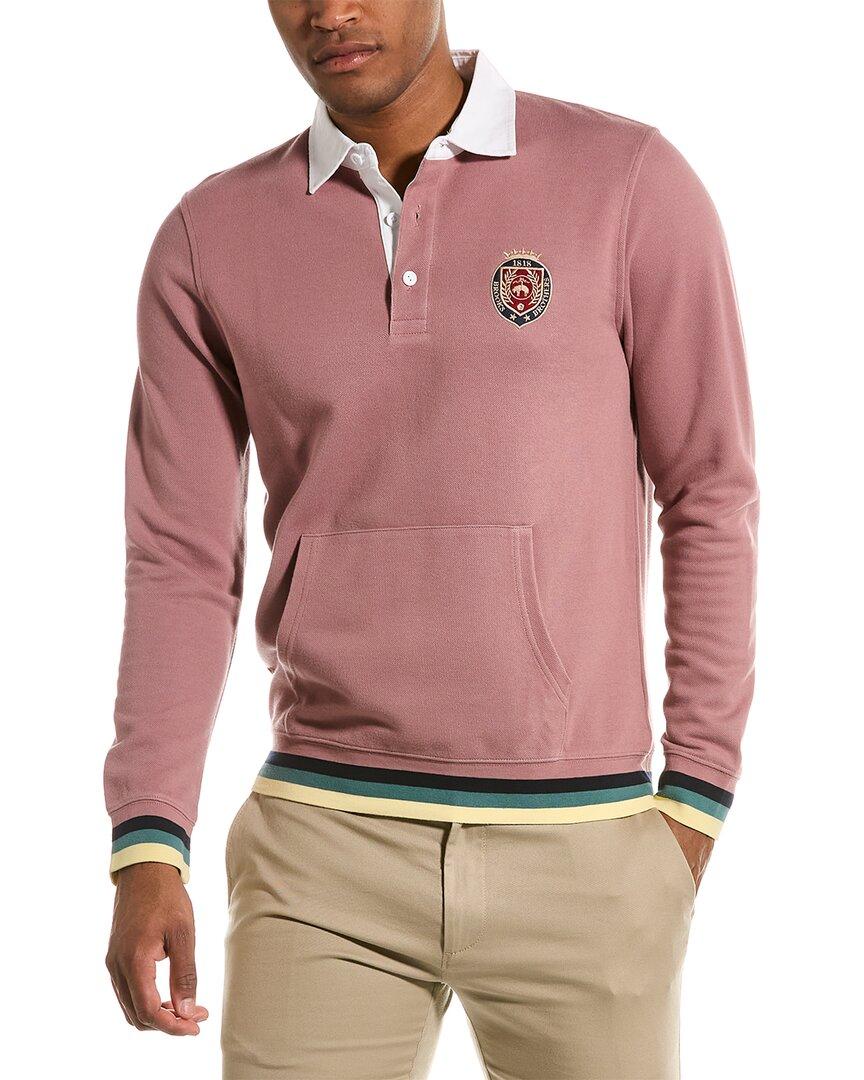 Brooks Brothers Doubleface Pique Rugby Sweatshirt in Red for Men
