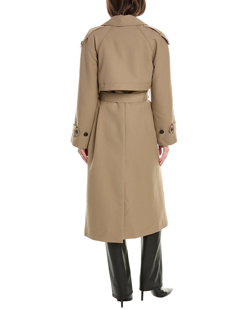 Reiss Daria Wool-Blend Trench Coat in Natural Lyst UK