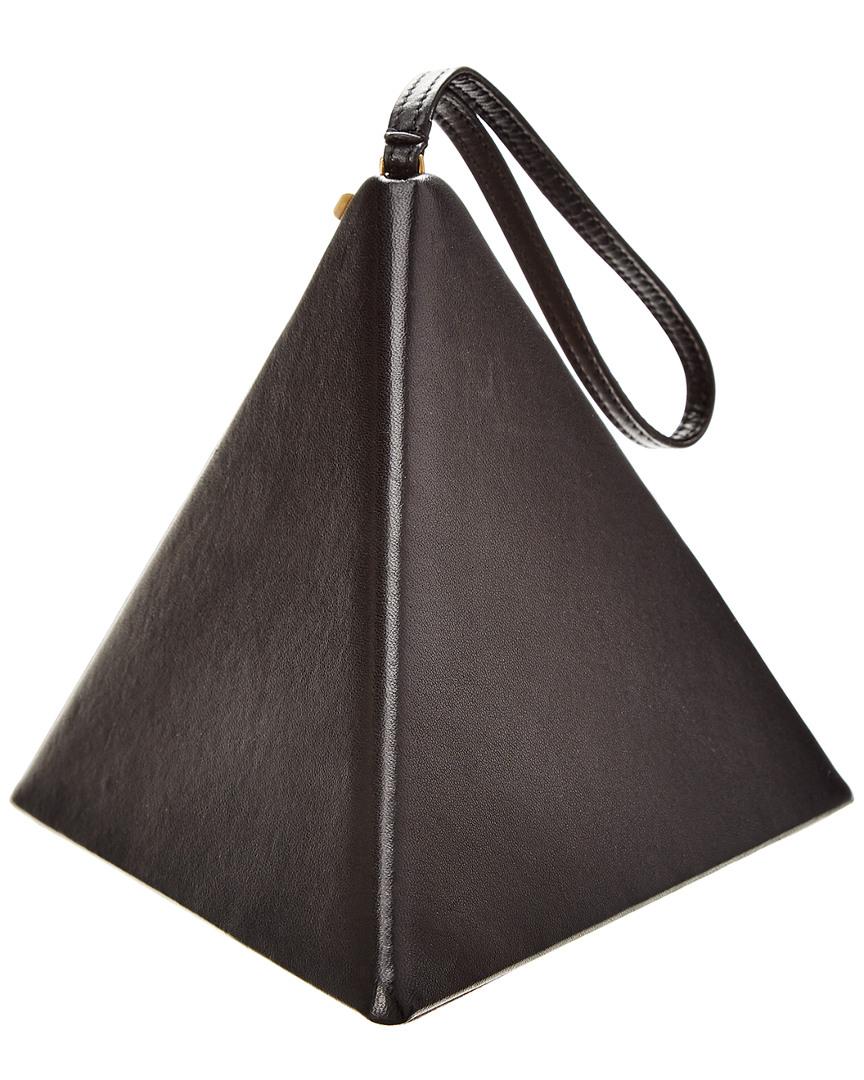 ysl pyramid bag black