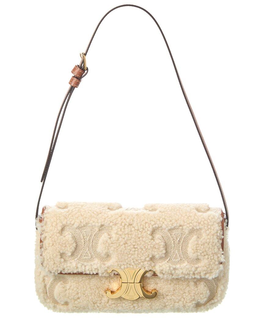 ハンドバッグ CELINE | CHAIN SHOULDER BAG CLAUDE IN SHEARLING CELINE CHAIN SHOULDER BAG CLAUDE in SHEARLING | REVERSIBLE