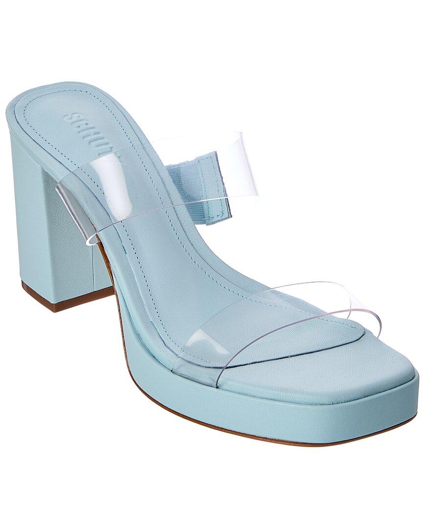 SCHUTZ SHOES Ariella Platform Sandal in Blue | Lyst