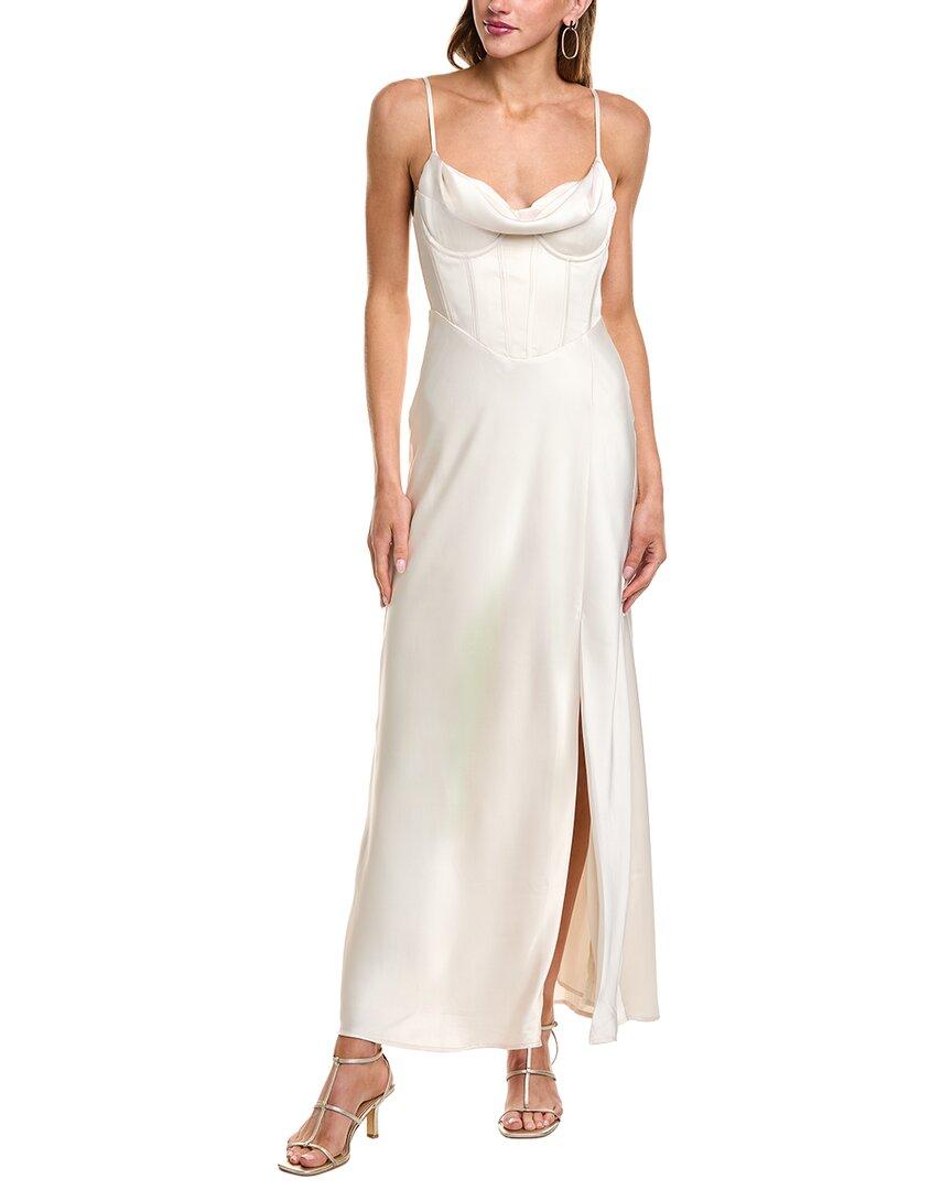 white christmas dresses Mireya Bustier Tulle Maxi Dress main image 0
