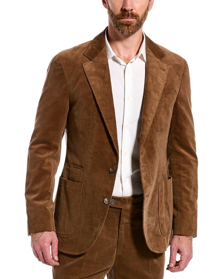 Brunello Cucinelli 2pc Corduroy Suit in Brown for Men | Lyst