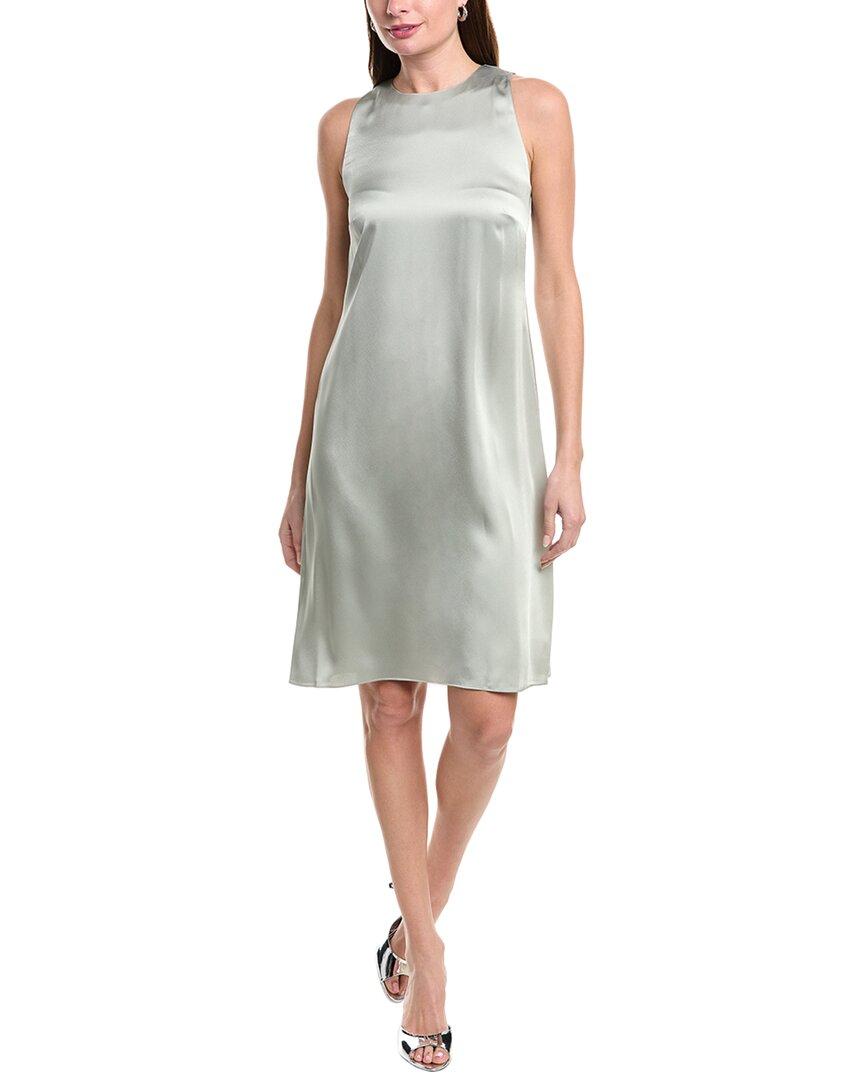 green emerald velvet dress Vince Satin Slip Midi Skirt