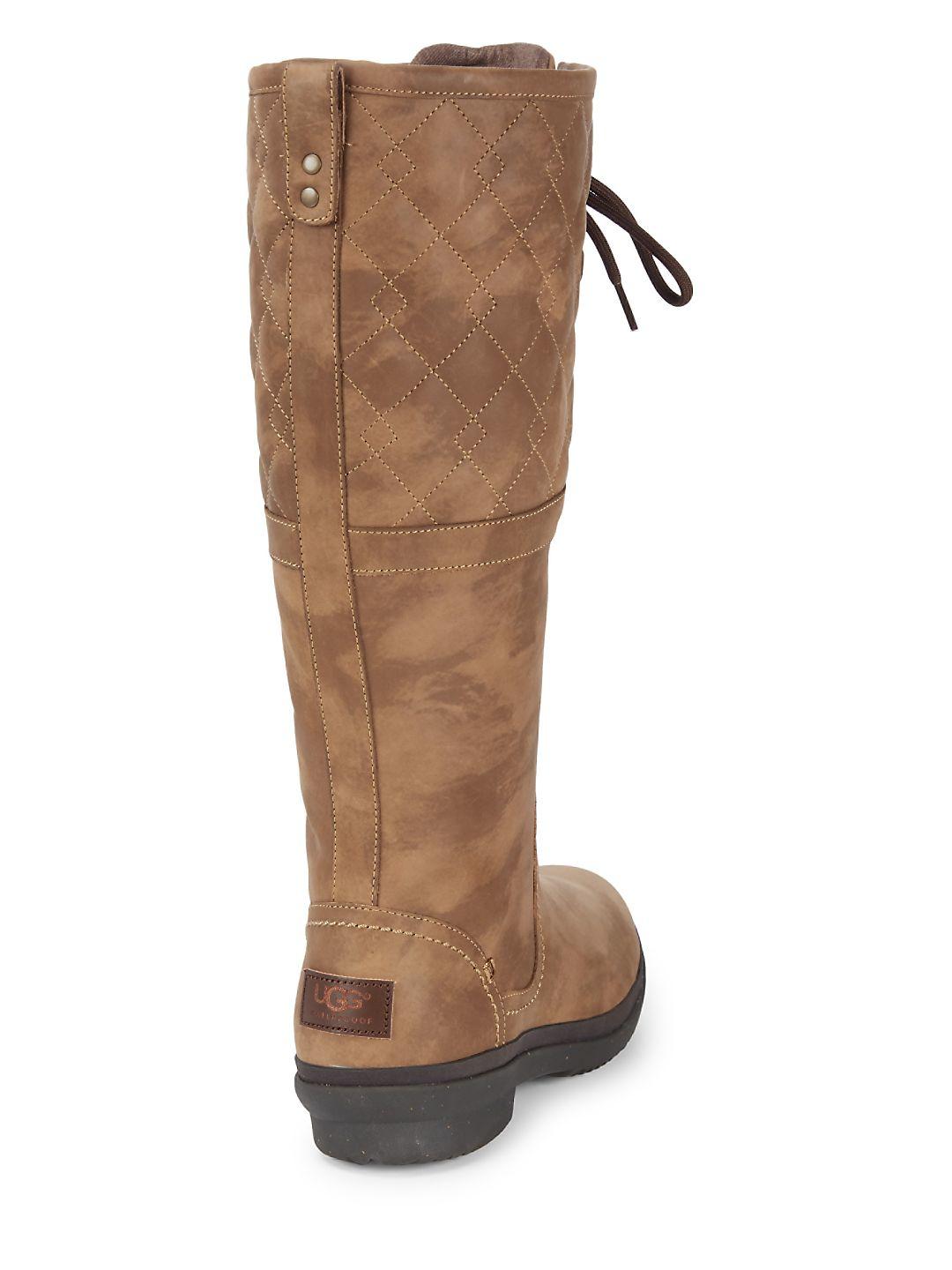 ugg elsa quilted waterproof boot