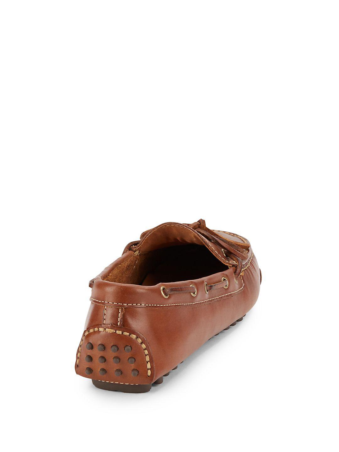 women's brown driving loafers