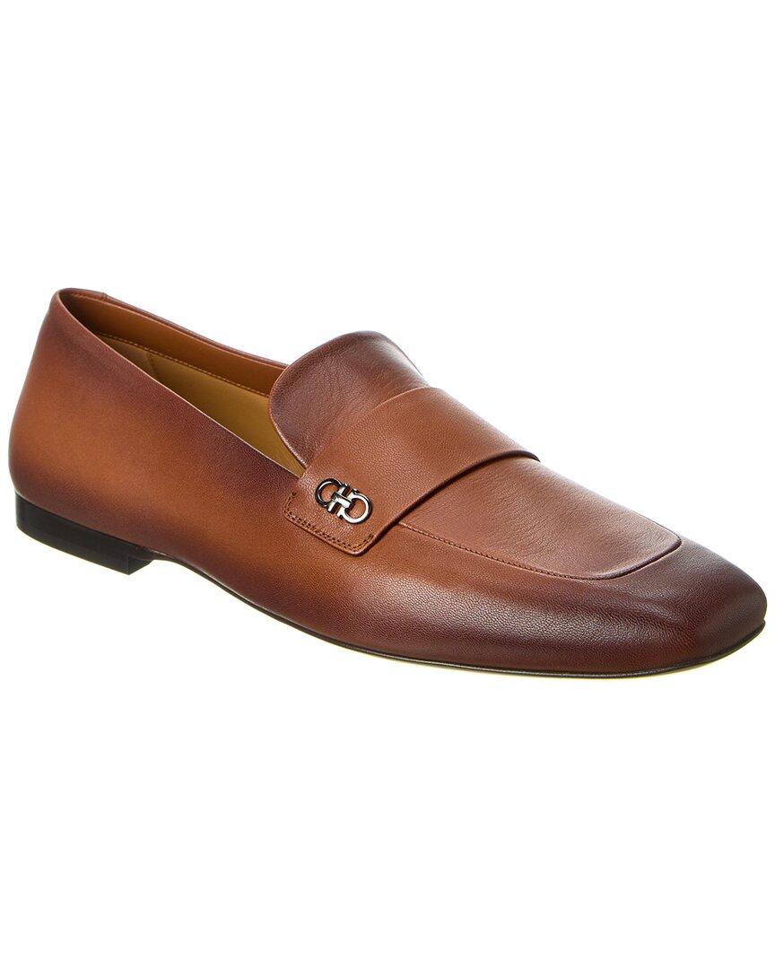 Ferragamo Ferragamo Fantasy Leather Loafer in Brown for Men | Lyst