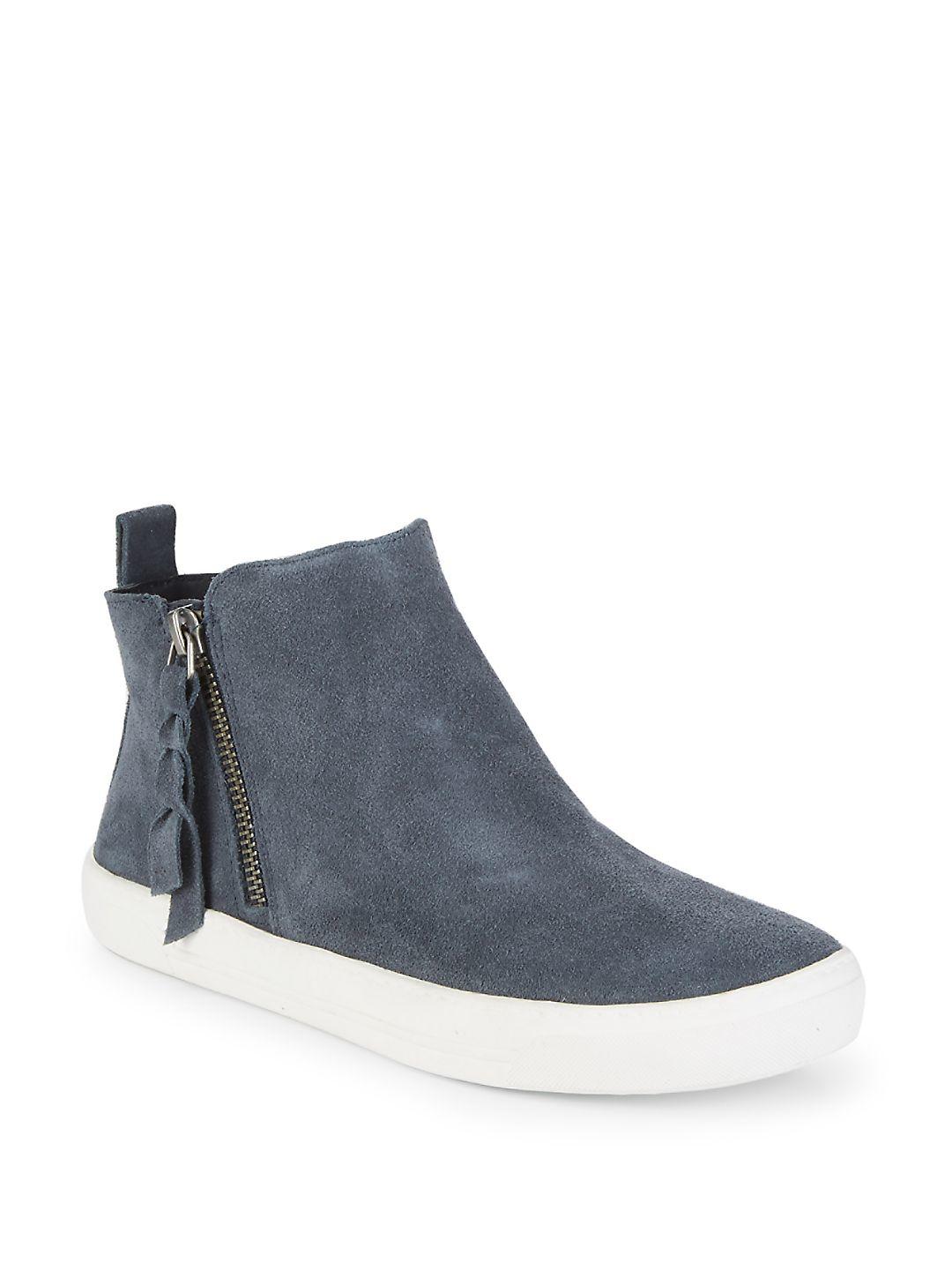 dolce vita high top suede sneakers