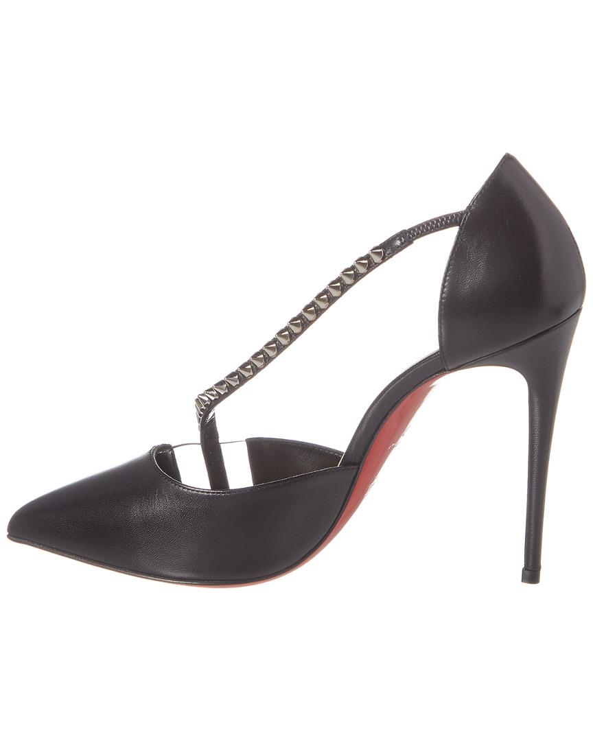 louboutin spike cross heels