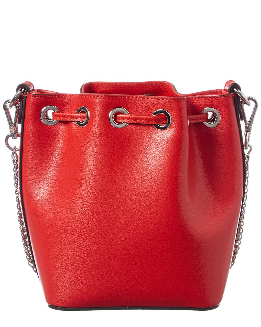valentino red bucket bag