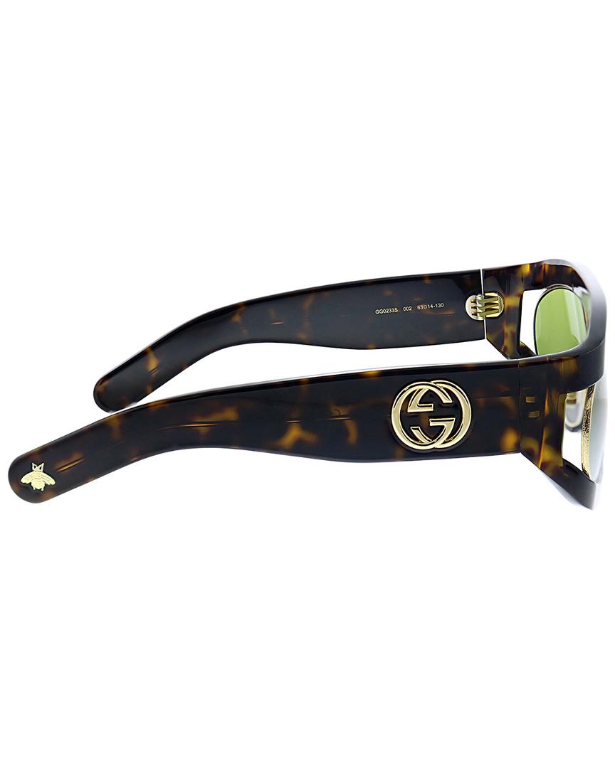 gucci irregular sunglasses