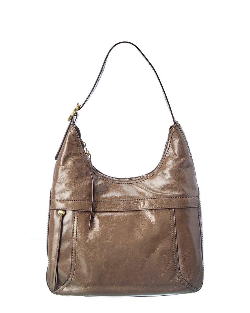 Hobo International Fortune Leather Shoulder Bag in Brown | Lyst
