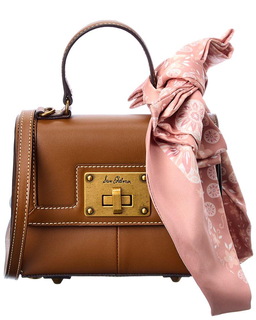 Vintage Michael Kors Saddle-tan Faux Leather Satchel Handbag -  Denmark